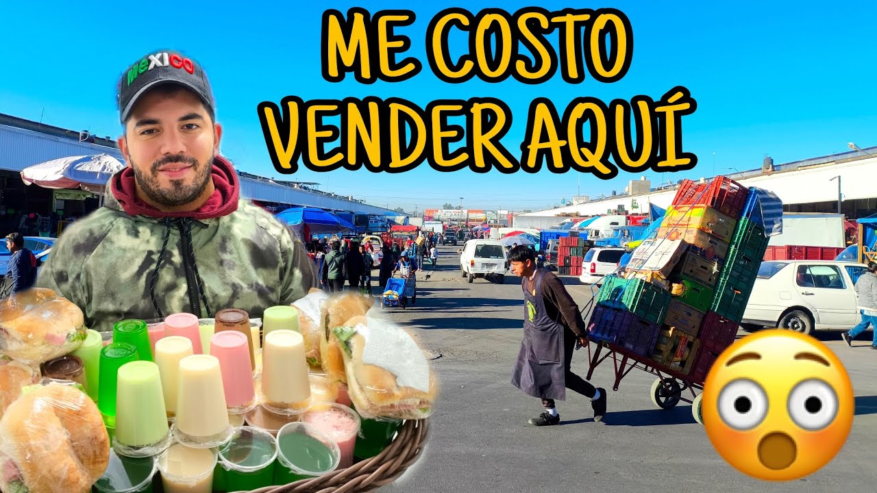 Un día vendiendo en LA CENTRAL DE ABASTOS de Puebla. Impresionante Lugar #comida #extranjero #puebla