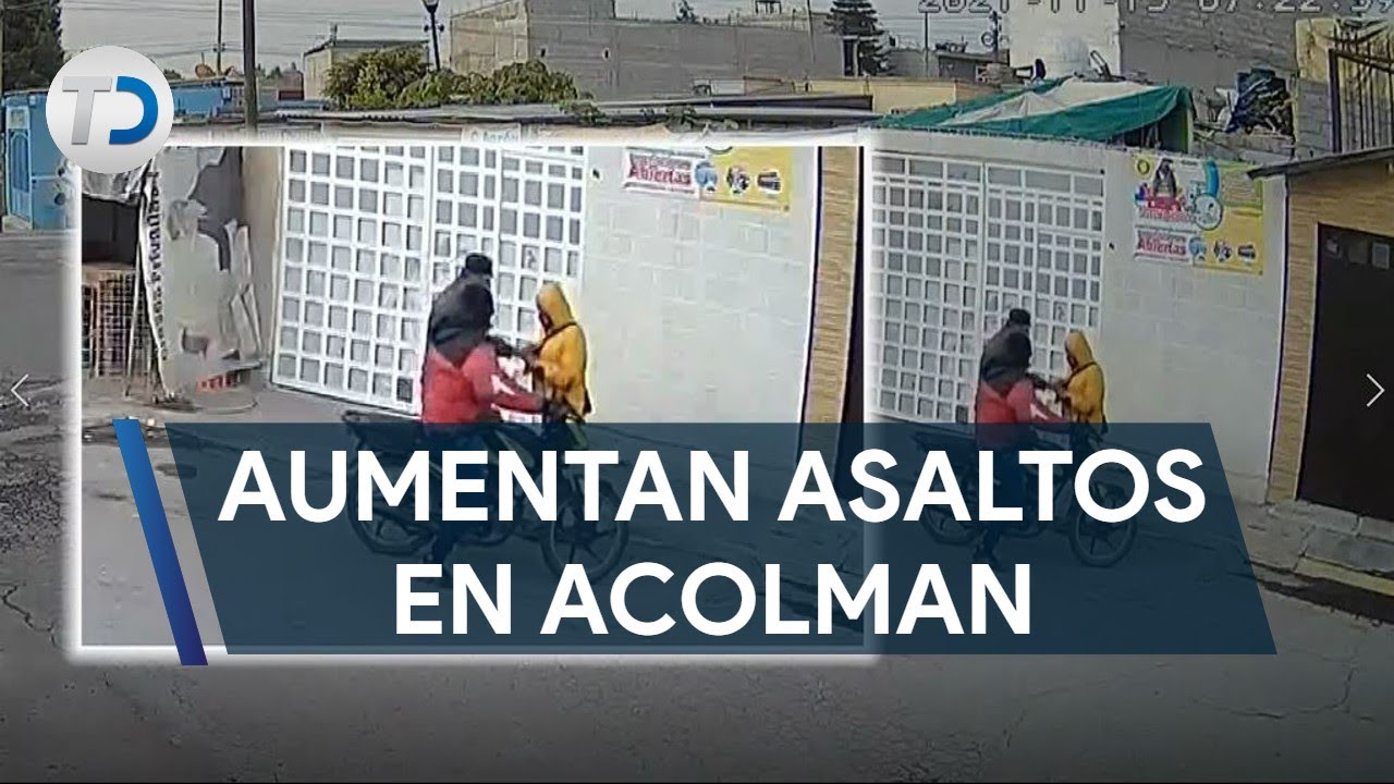 Aumentan asaltos a mano armada en calles de Acolman, Edomex
