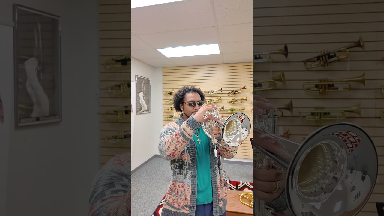 Roman G  from ACB  does a quick play test of the Adams F1, F2LT, and F3 Flugelhorns