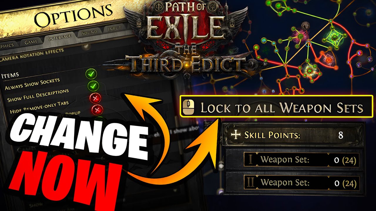 CHANGE THESE SETTINGS – Free DPS & QoL | PoE 2 (0.3)