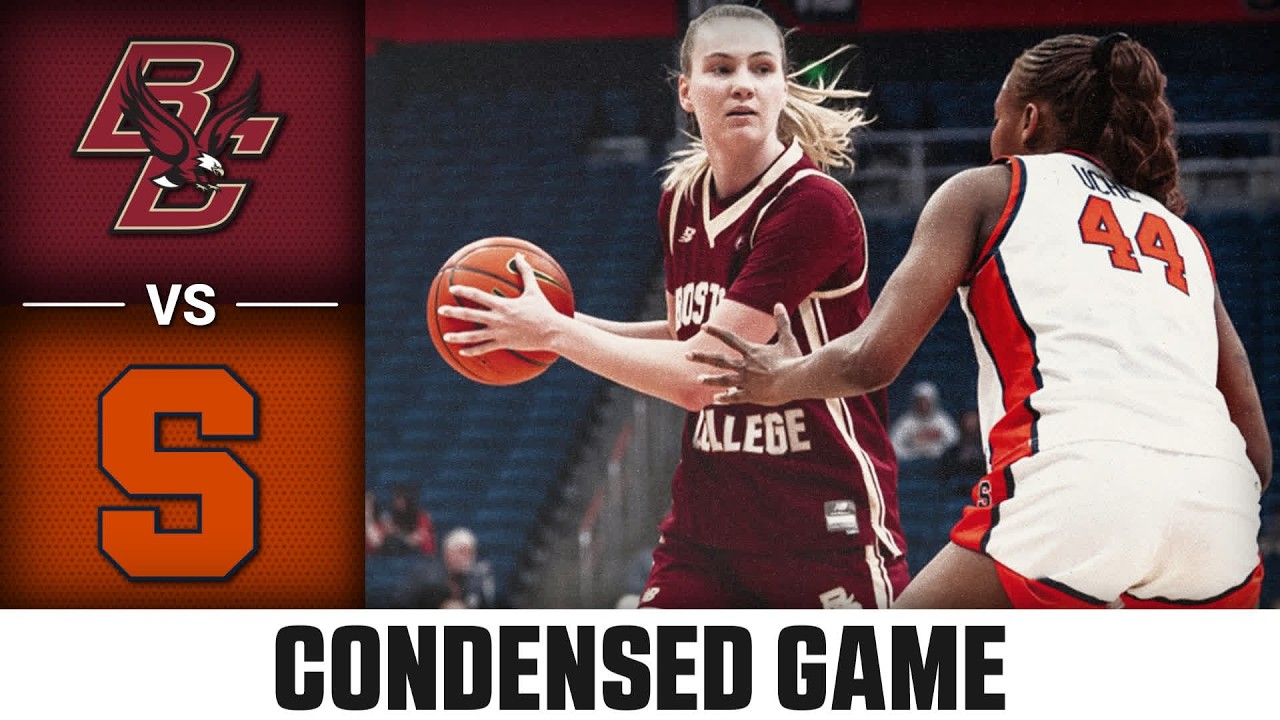 Boston College vs. Syracuse Condensed Game | 2025-26 ACC Women's Basketball