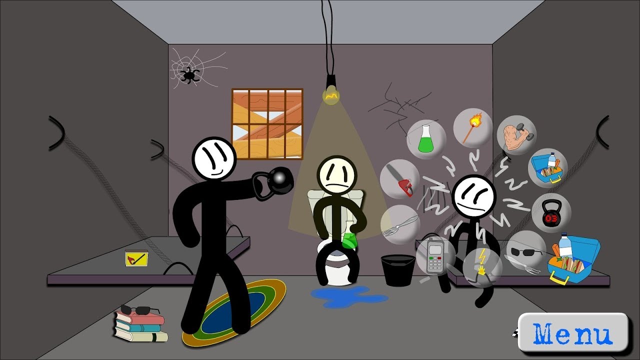 Stickman jailbreak 5 (by Starodymov games) / Android Gameplay HD
