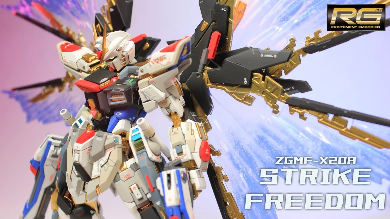 【ガンプラ改造】MGEXに憧れて120日かけてRGストライクフリーダムガンダムを改造してみたｗｗｗ【ガンダムSEED DESTINY】【RG】