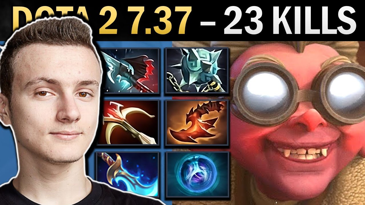 Snapfire Gameplay Miracle with 23 Kills and Daedalus - Dota 2 7.37