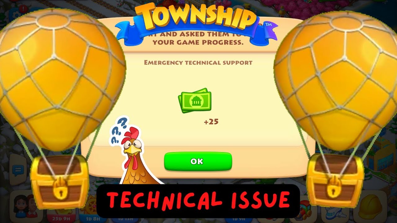 Township | Get FREE T-CASH For Reporting This ISSUE! | v9.7.0 Daily Golden Balloon 🎈