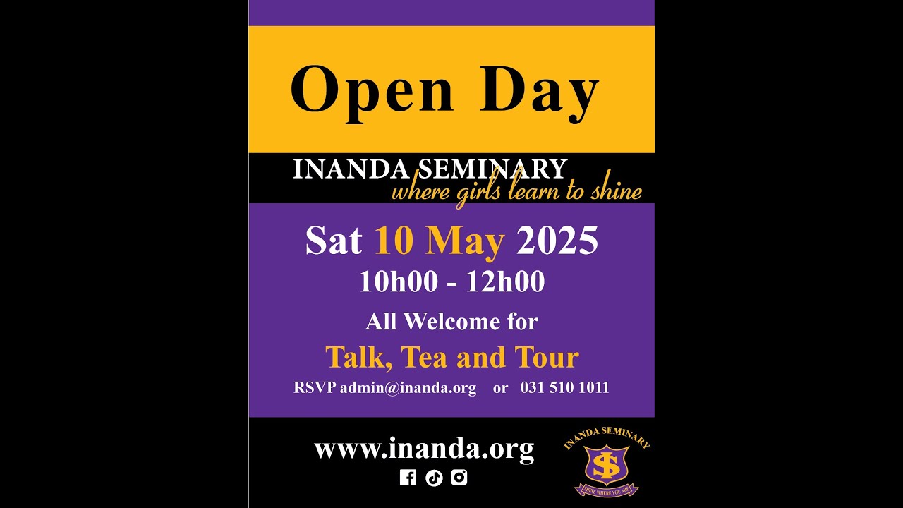 Inanda Seminary Open Day 2025 Invitation