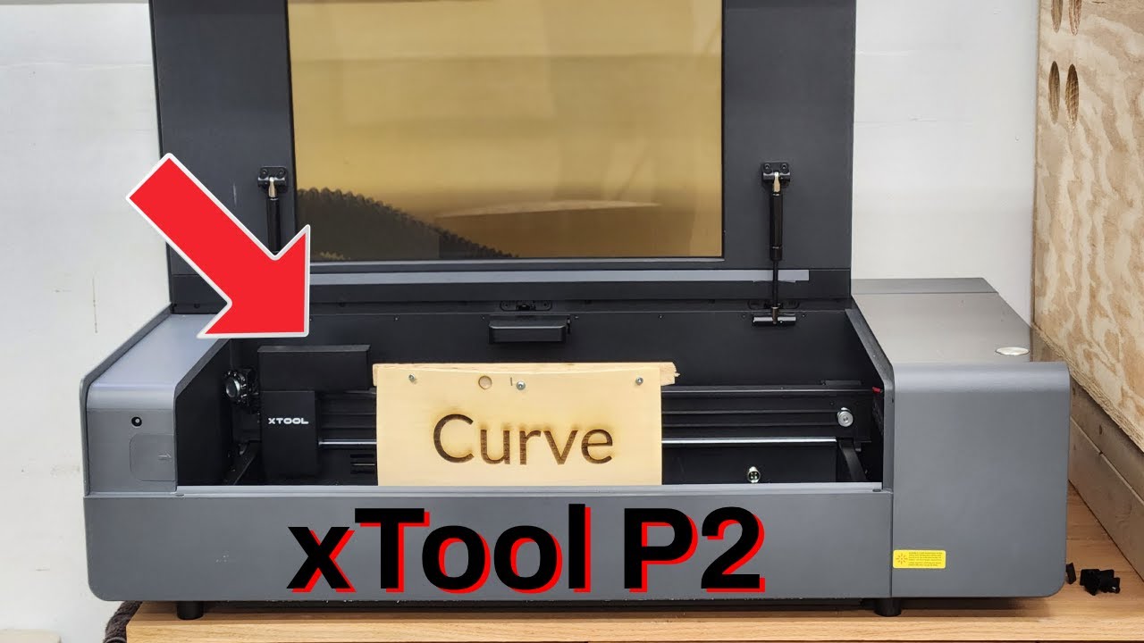 xTool P2 Laser Cutter - Smart Fill and Curved Surface