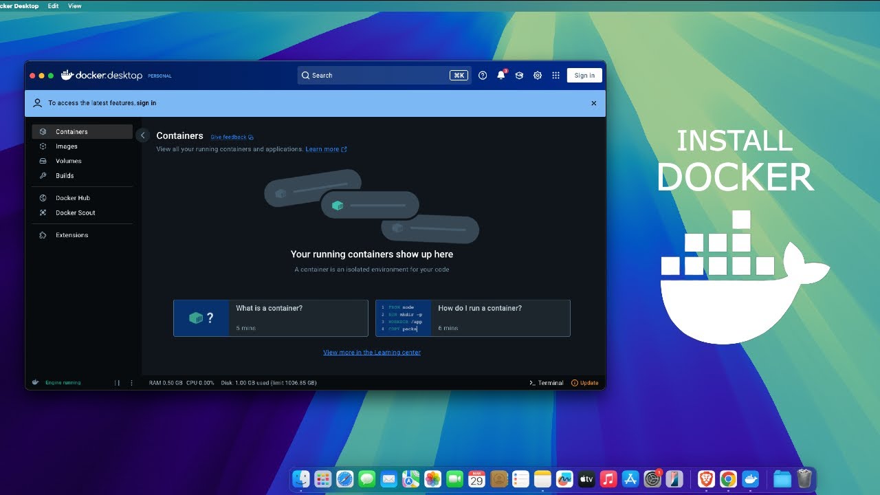 How to install Docker in Mac (Both terminal and GUI versions) | Spread Out