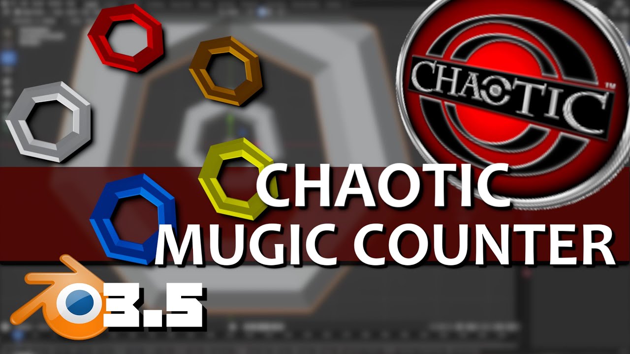 Chaotic Mugic Counter | Speed Modeling | Blender 3.5