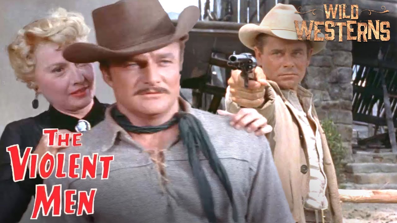 Most Exciting Moments Of The Violent Men (ft. Glenn Ford) | Wild Westerns