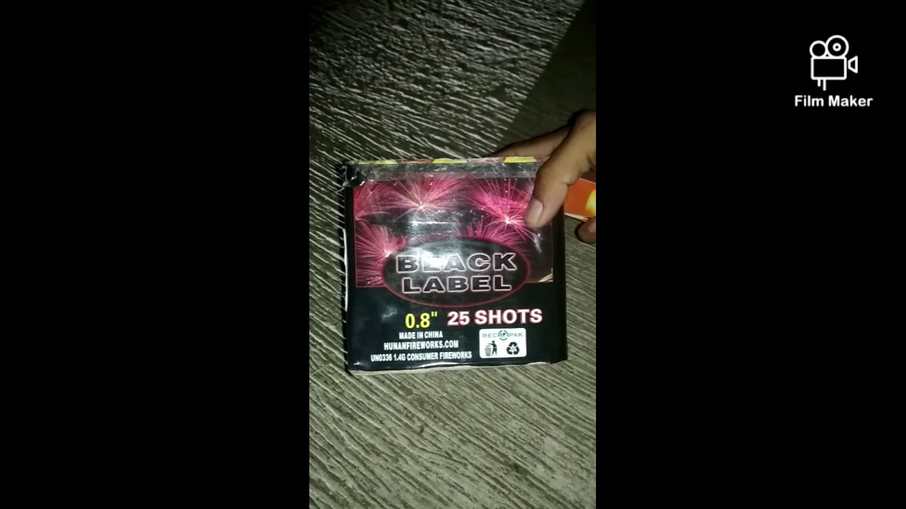 MALAM TAKBIR MANTAP NYUMET KEMBANG API BLACK LABEL 25 SHOT 0,8IN