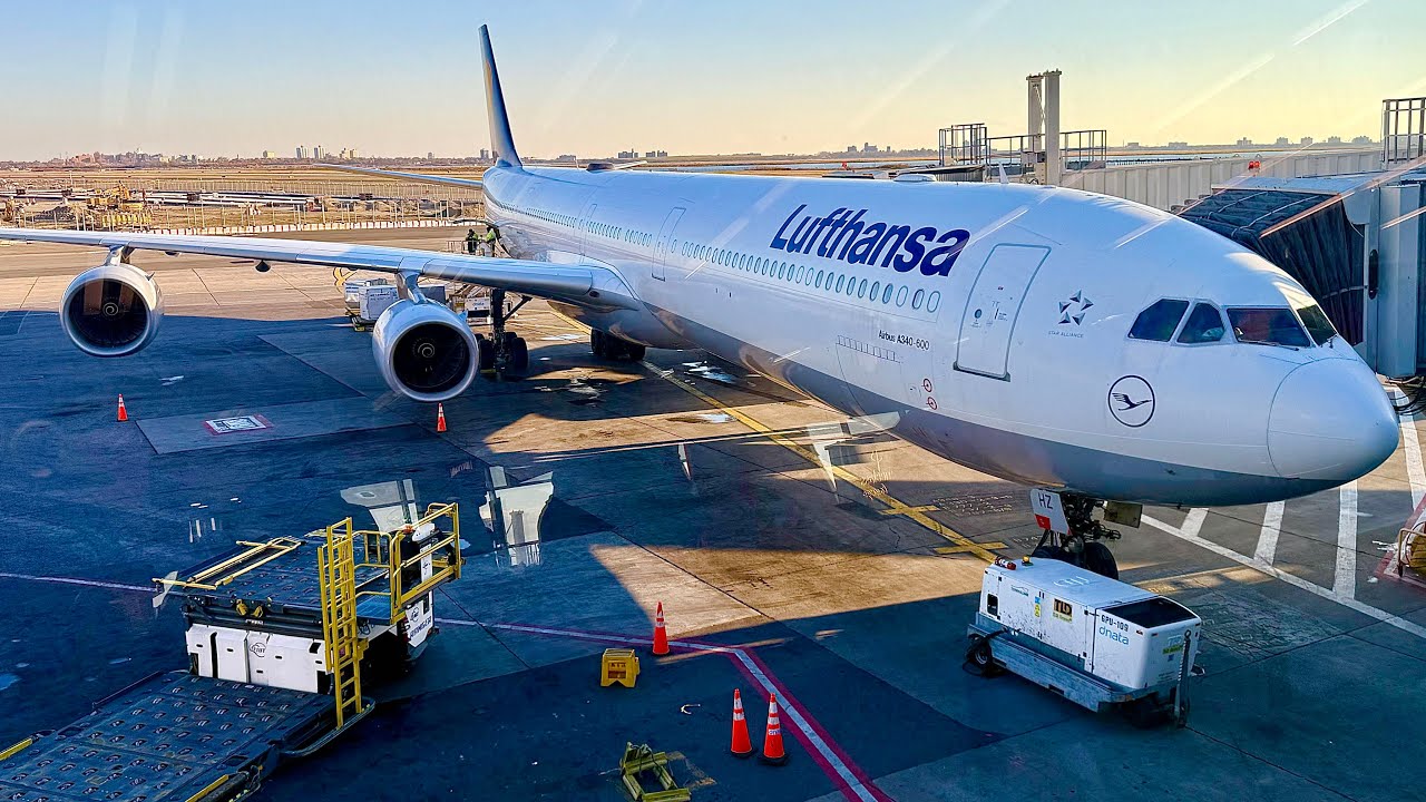 Lufthansa Airbus A340-600 - New York JFK to Frankfurt