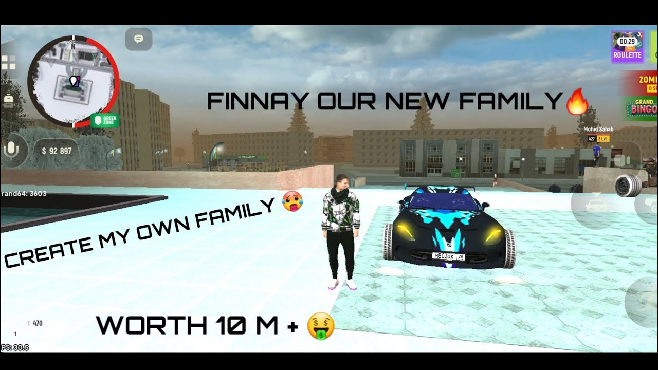 FINNAY I MAKE MY OWN FAMILY IN GRAND MOBILE RP LIFE SIMULATOR 🔥