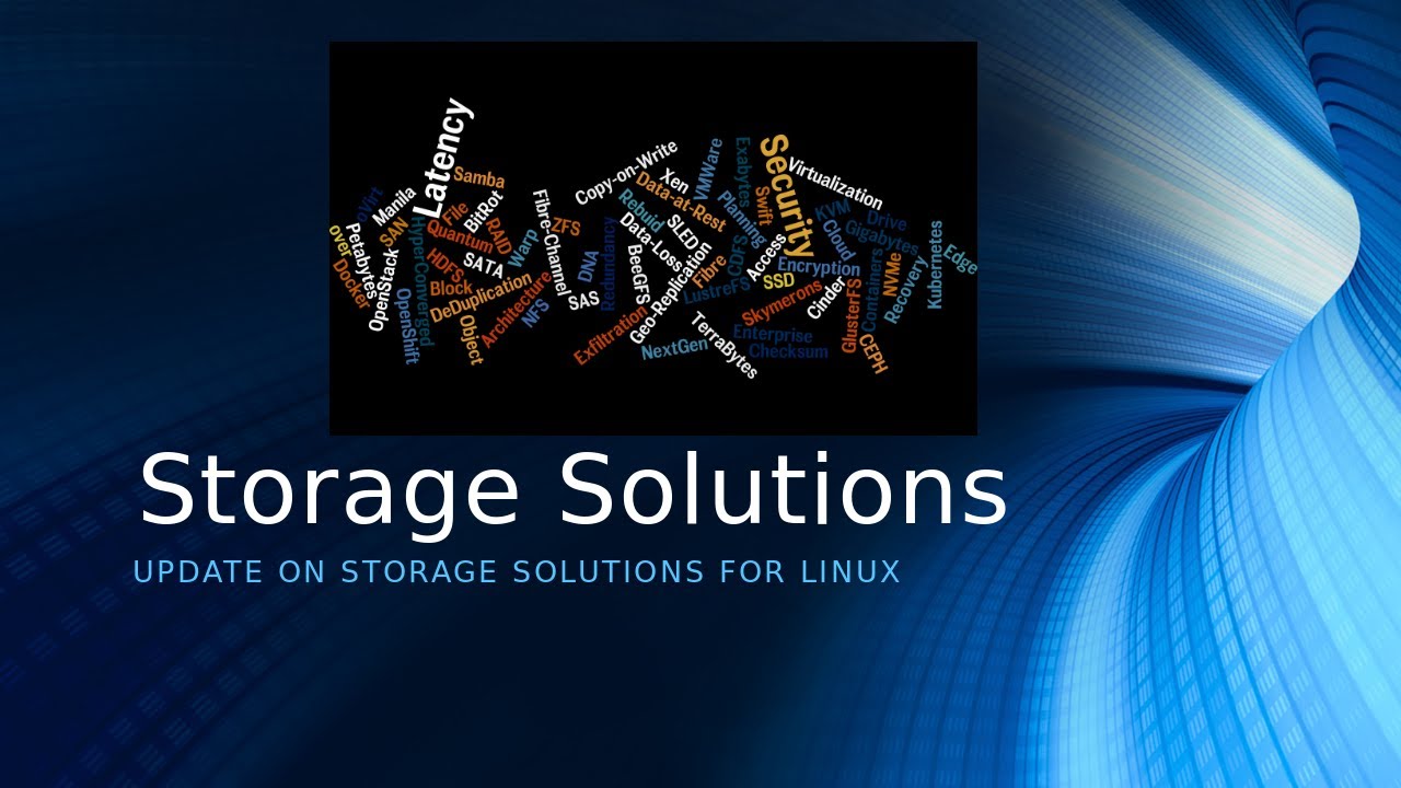 Storage Solutions for Home and Enterprise