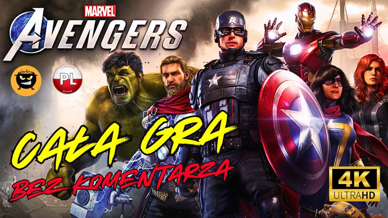 MARVEL'S AVENGERS PL ⚡ Cała Gra / Fabuła ⚡ [Bez komentarza] ⚡