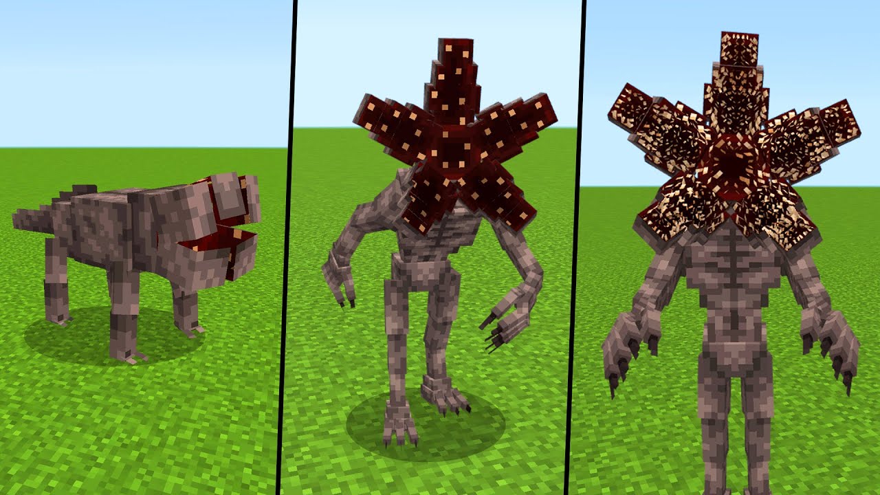 Stranger Things Demogorgon Addon Minecraft Bedrock