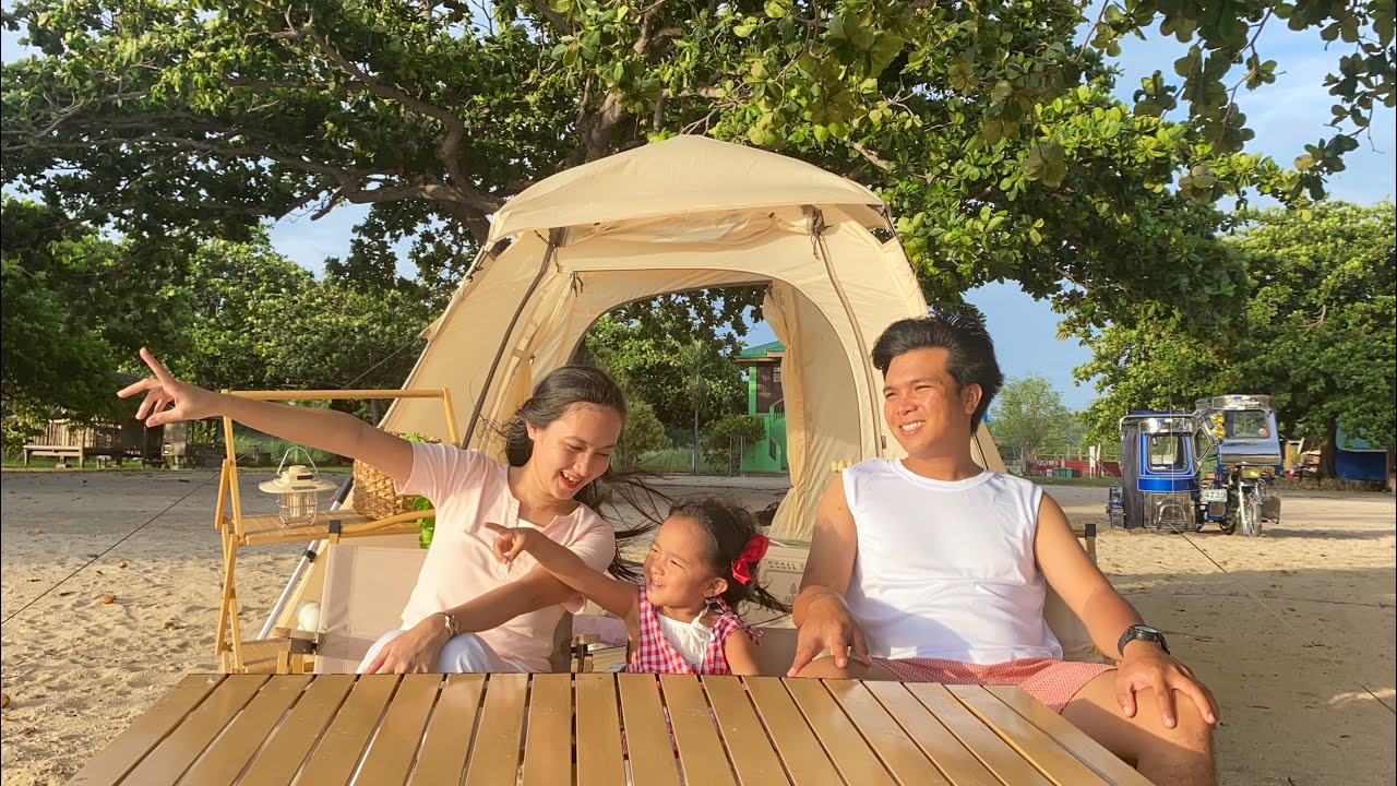 Camping by the Beach with Our Tricycle | Calatagan, Batangas | Simple Family Camp
