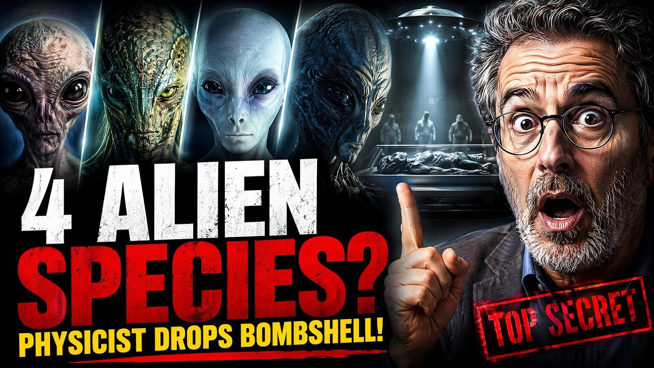 4 Alien Species Recovered? Physicist Drops UFO Bombshell!