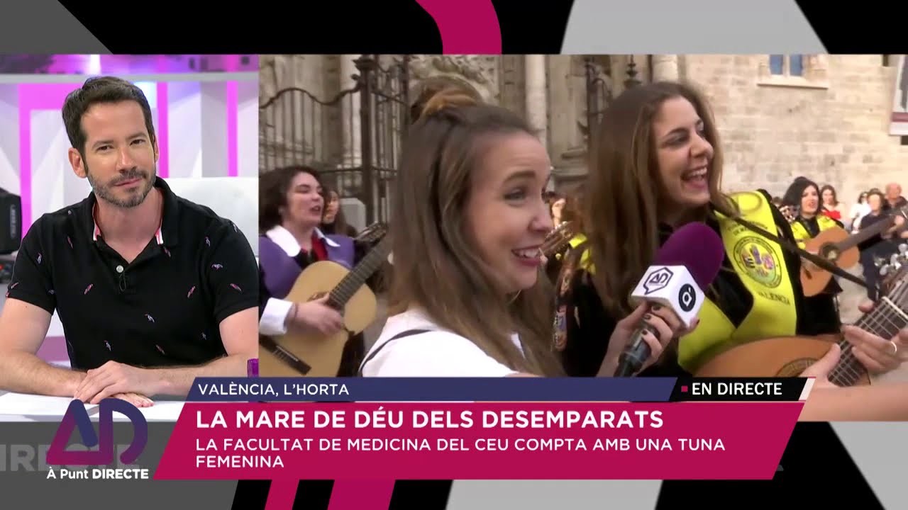 ENTREVISTA À PUNT RONDA VIRGEN DE LOS DESAMPARADOS 2019 TUNA FEMENINA DE MEDICINA DE VALENCIA