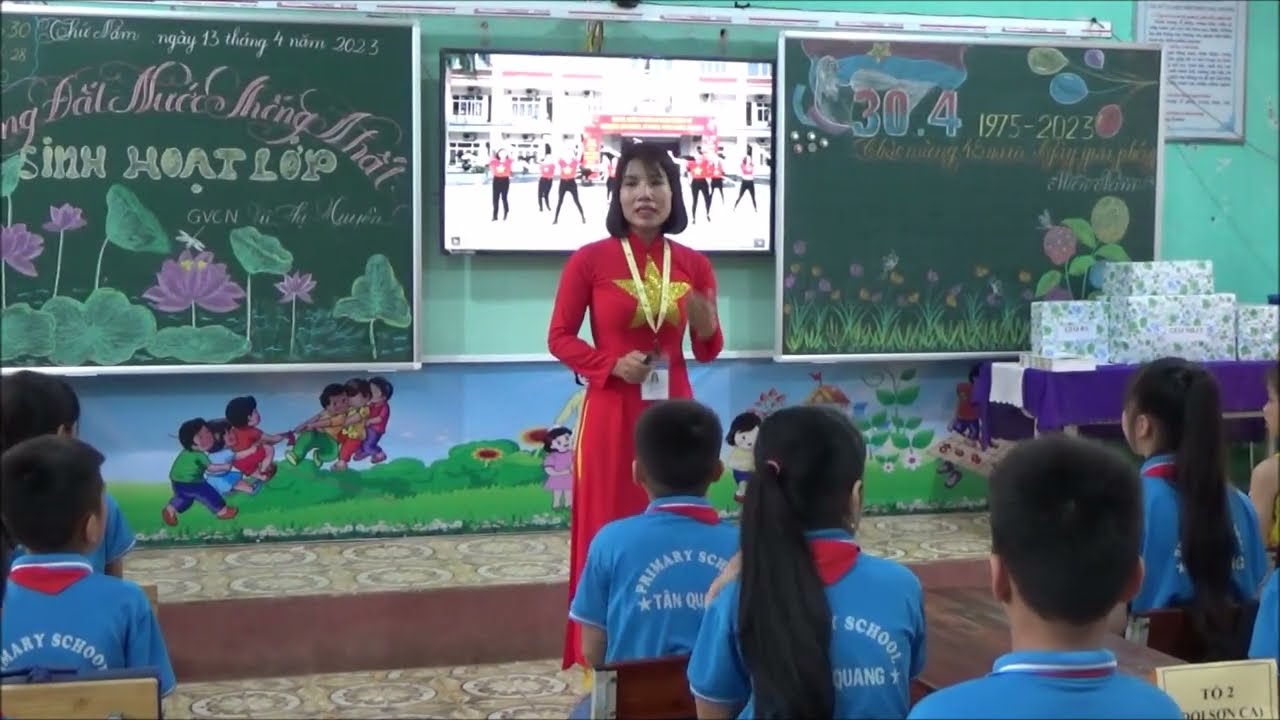 GVCNL GIỎI CẤP HUYỆN - GV VŨ THỊ HUYỀN - TIẾT SINH HOẠT LỚP 4A4