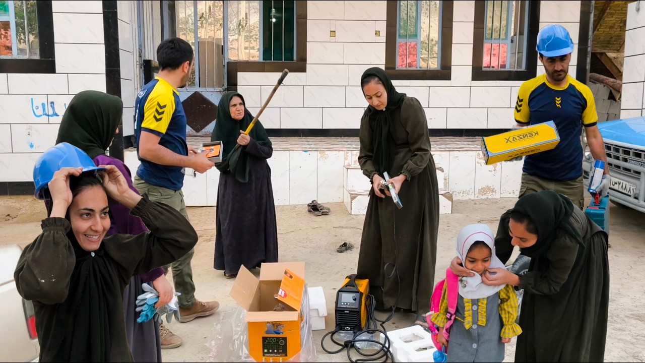 Buying new tools to build a house and Grandma's charming opposition to Hussein and Afsaneh