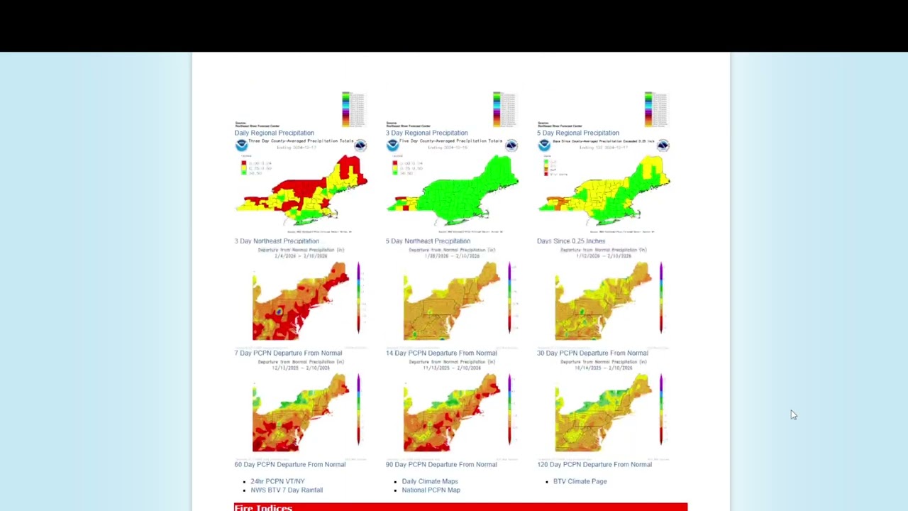 NWS BTV Website Tour: Forecasts