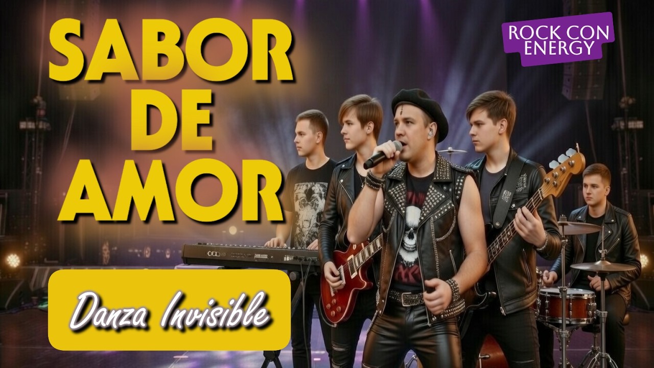 SABOR DE AMOR - Danza Invisibel (Rock IA Cover con Mucha Energía) 🔥🎸🔥