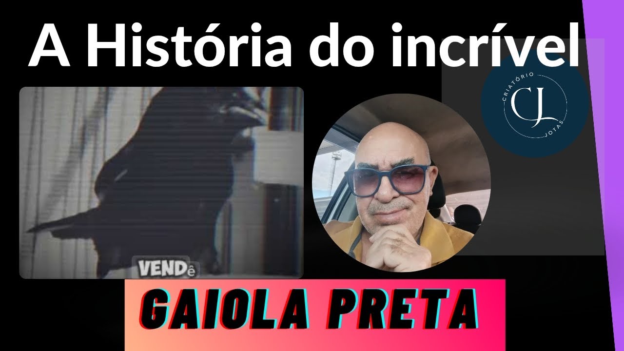 A incrível História do grande Raçador O Curió Gaiola Preta