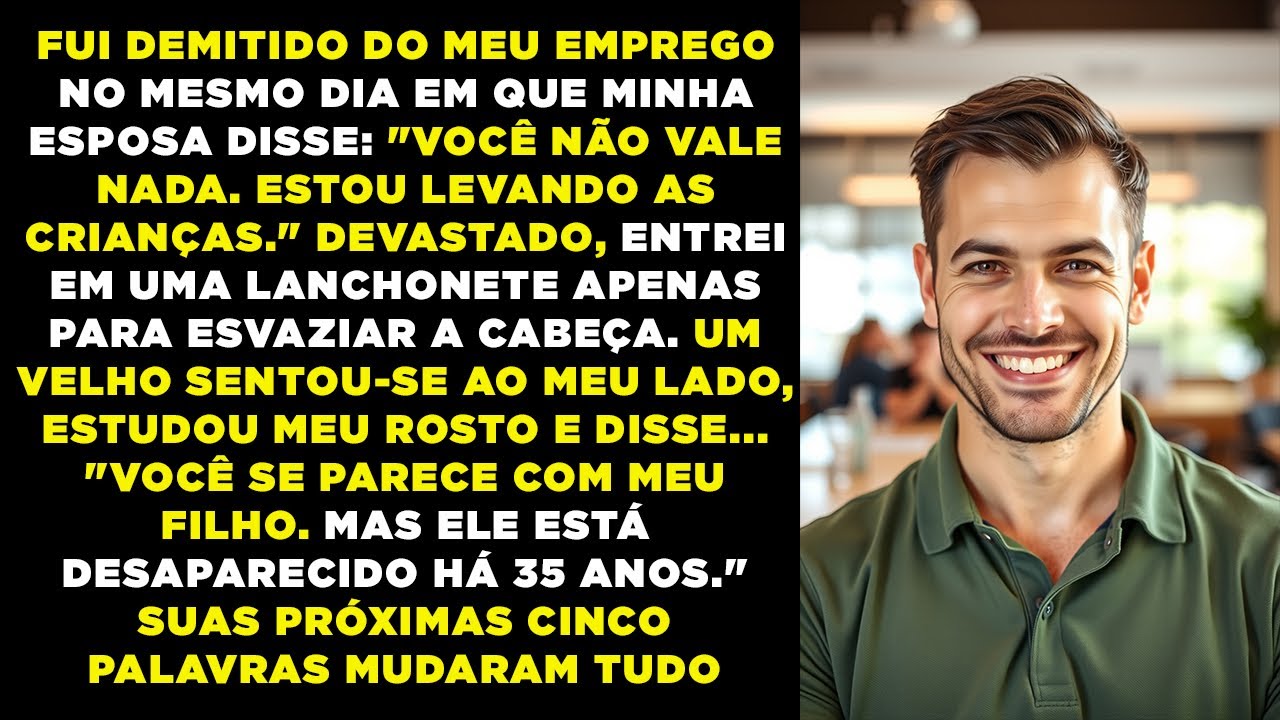 Na noite em que perdi tudo, um velho disse 5 palavras que nunca esquecerei
