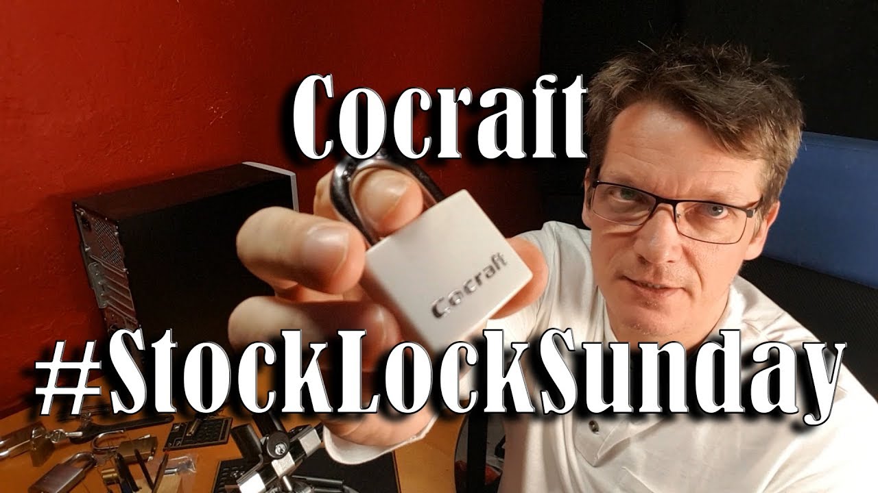 Single pin picking -  Cocraft padlock for #StockLockSunday