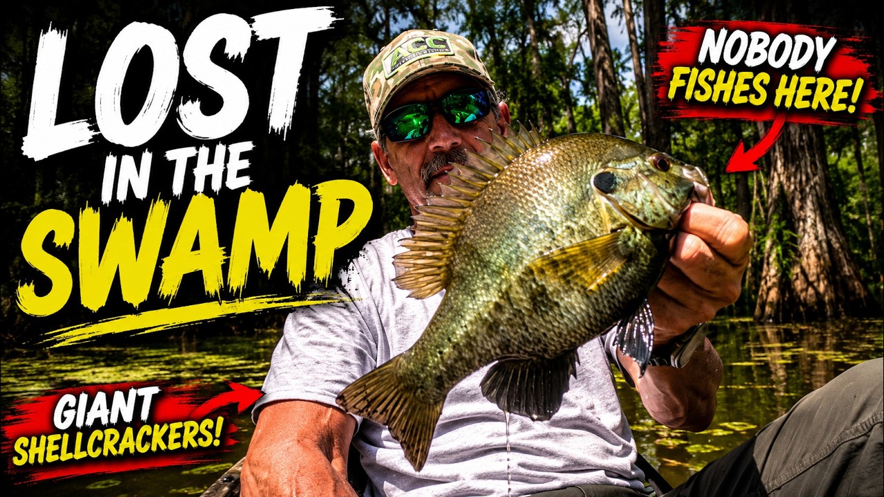 Nobody Fishes This Deep In Sparkleberry Swamp... The Shellcracker Bite Was INSANE