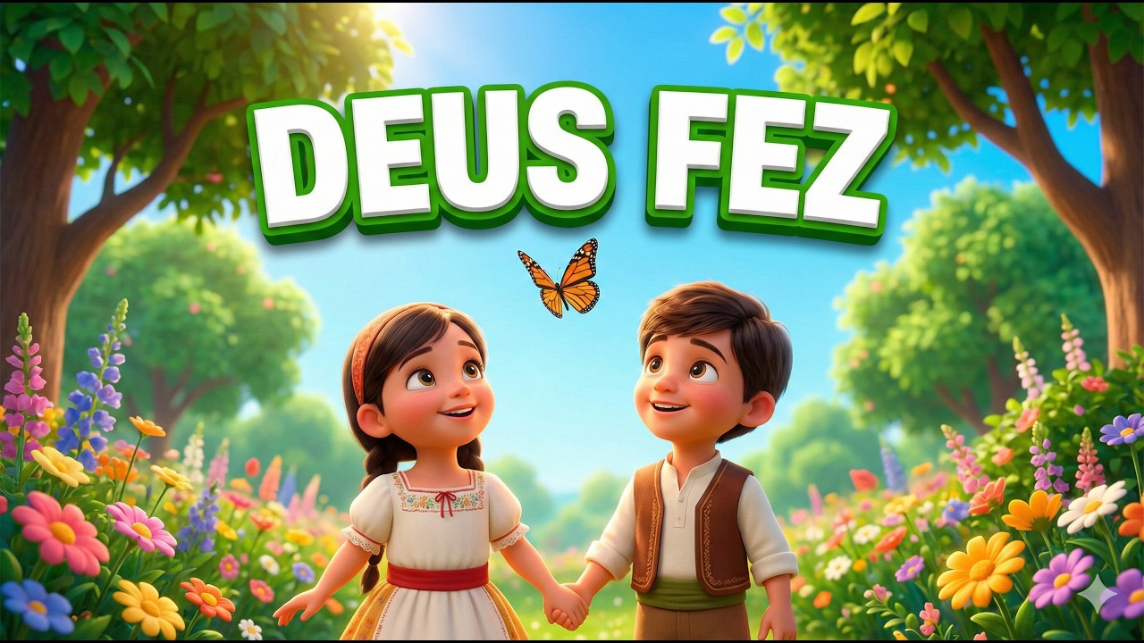 Menino e Menina: Deus Fez Assim! 👦👧 (Ensino Bíblico sobre Criação)