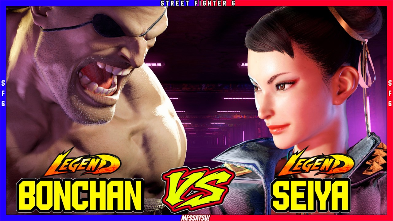 SF6 Bonchan (Sagat) VS Seiya (Chun li)💥Messatsu!💥スト6💥Street fighter 6