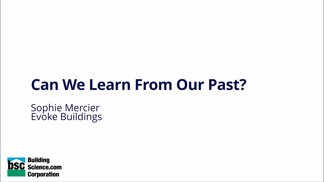 Can We Learn From Our Past? (Sophie Mercier 2025 Westford Symposium)