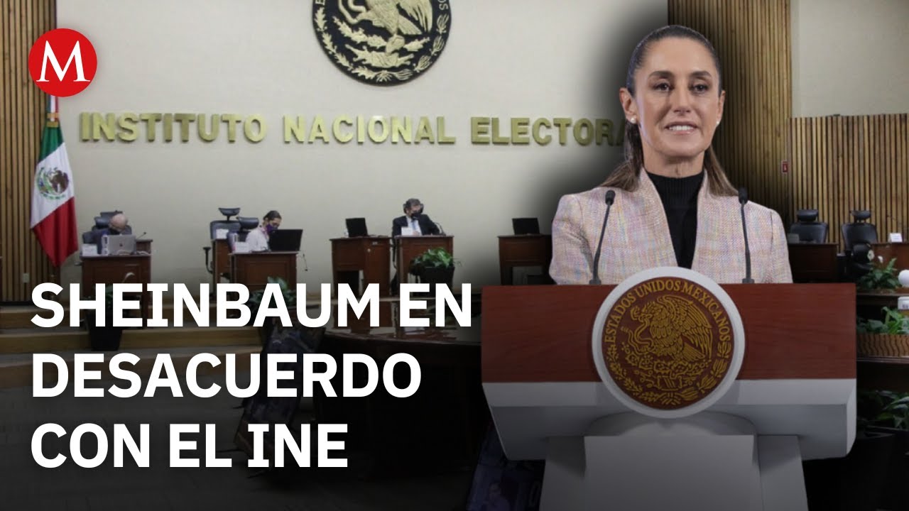 Sheinbaum califica de contradictorias las sanciones impuestas por el INE
