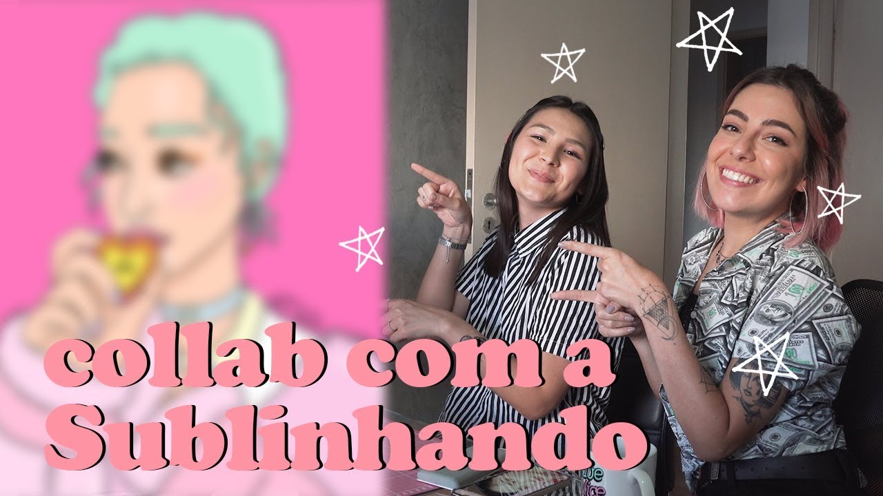 desenhando no PAPEL e colorindo no COMPUTADOR! feat Paty Sublinhando