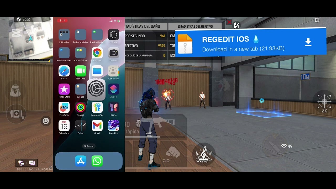 REGEDIT AIMBOT 90% VIP IOS 💧
