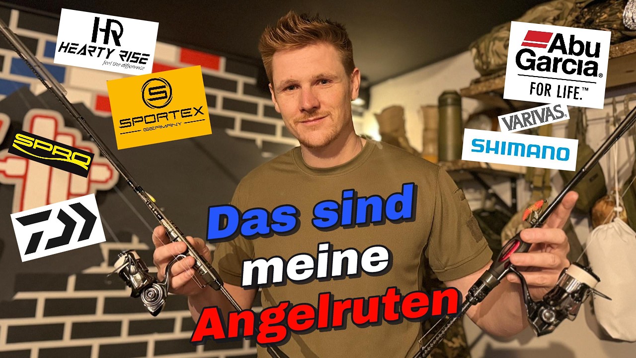 Meine Angelruten f&uuml;r das Forellenangeln - #AbuGarcia #Sportex #Shimano #Daiwa #trout #fishing