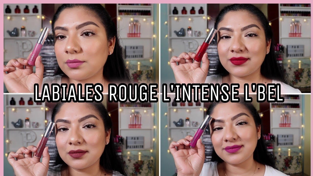ROUGE L'INTENSE 💋 Mi pequeña colección de labiales aterciopelados de L'BEL 🌹 | 9 Tonos