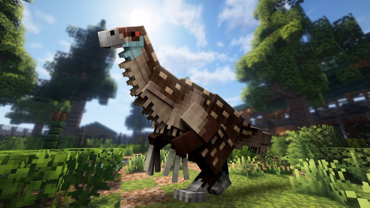 Therizinosaurus Enclosure Speedbuild - Fossils and Archaeology mod
