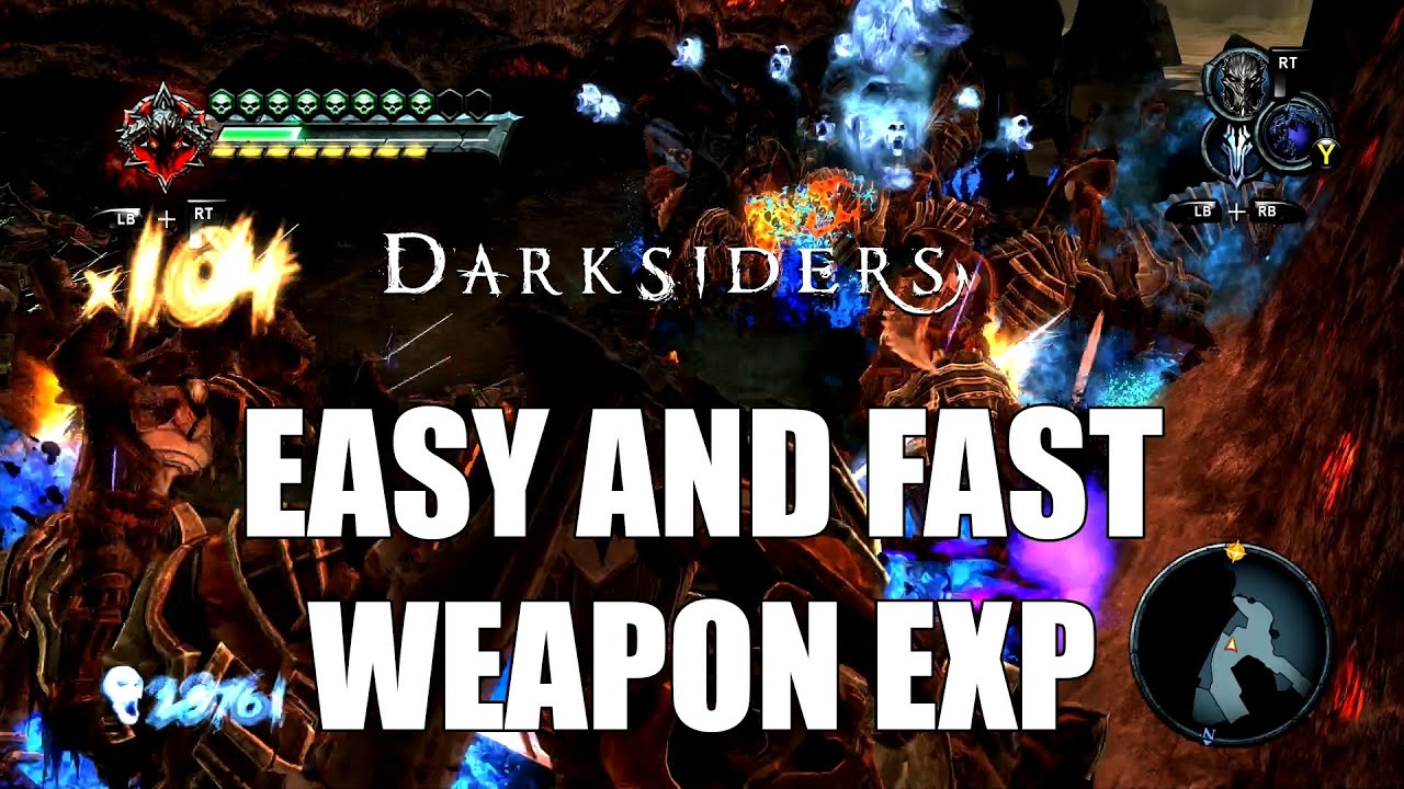 Darksiders | Fastest Weapon EXP farming | Tutorial | Battle Hardened achievement in no time!