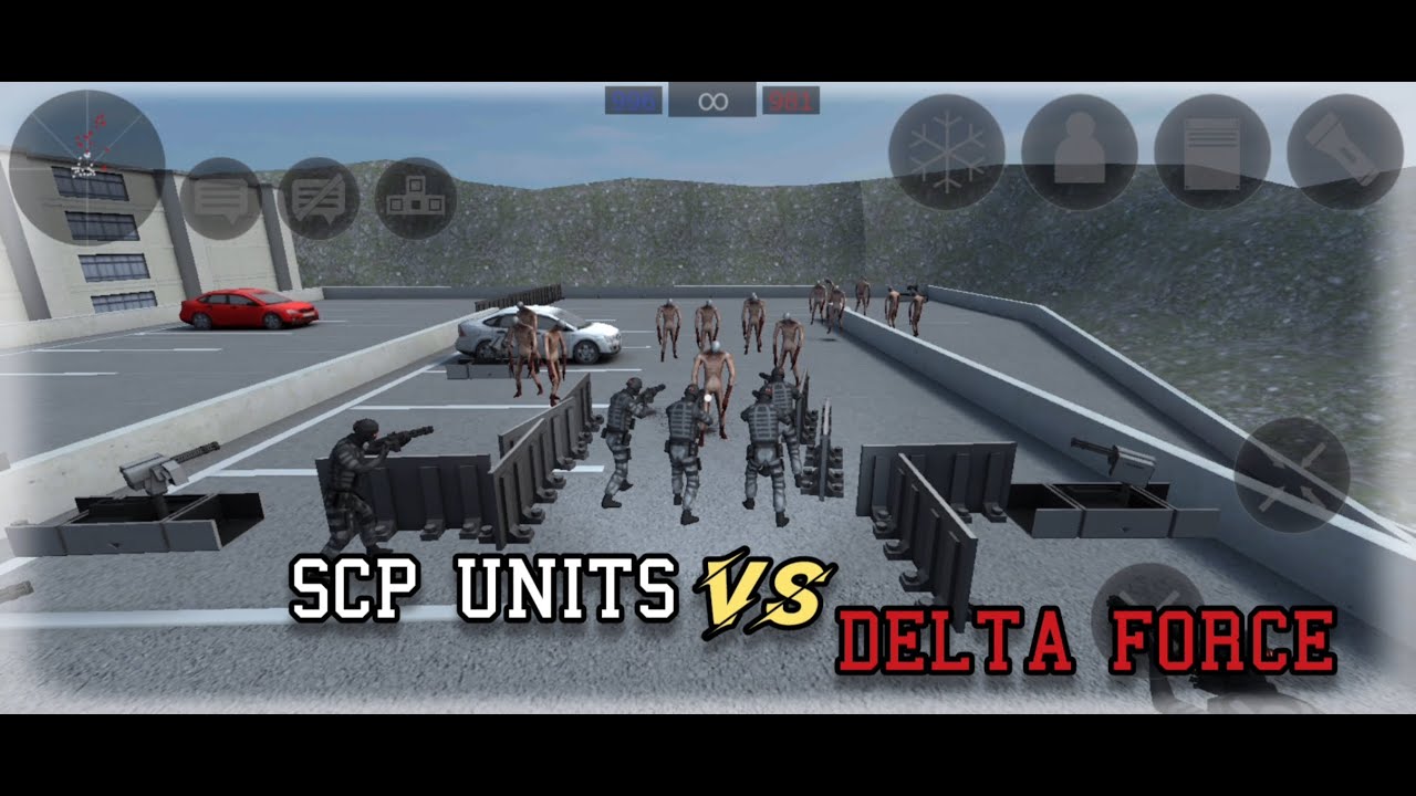 DELTA FORCE vS SCP Nightmare - Epic Fight | Zombie combat simulator | Sandbox mode Gameplay !!