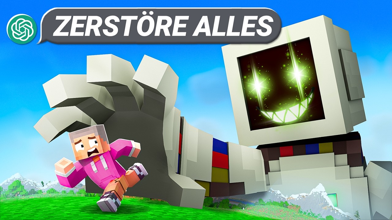 KI kontrolliert meine Minecraft Welt
