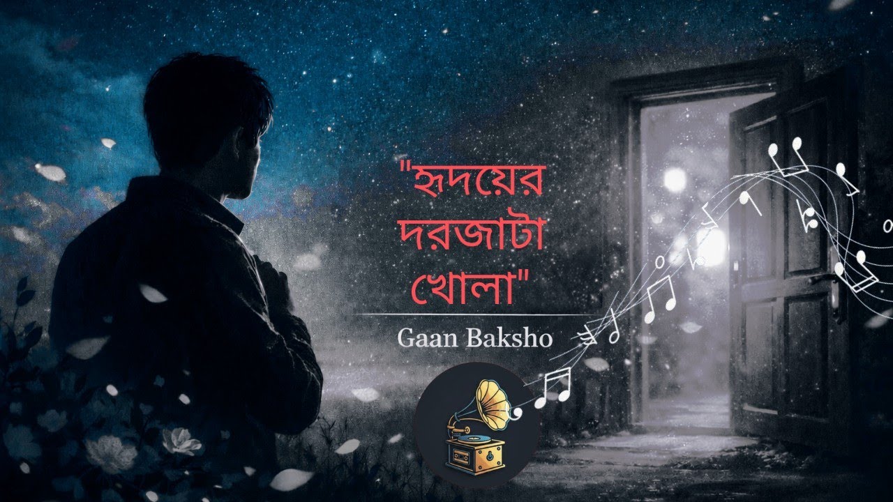 হৃদয়ের দরজাটা খোলা ll Gaan Baksho ll