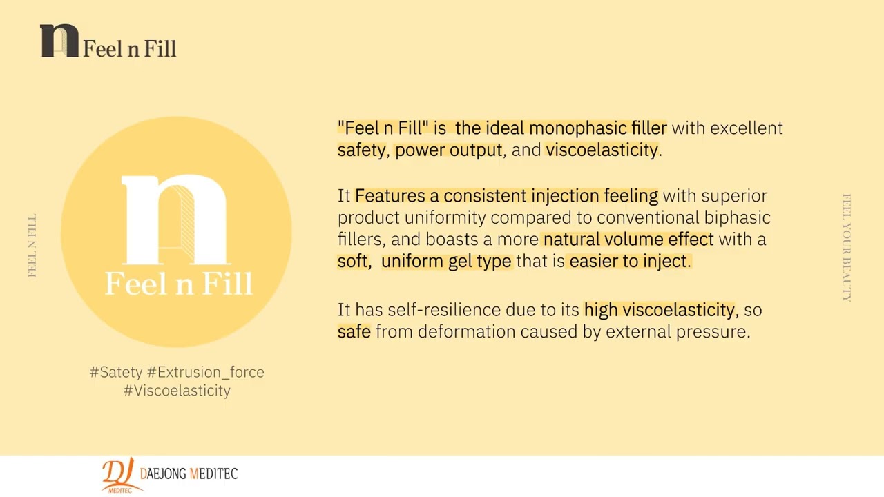 Daejong Meditec's New Product  ~Feel N Fill~ HA Filler