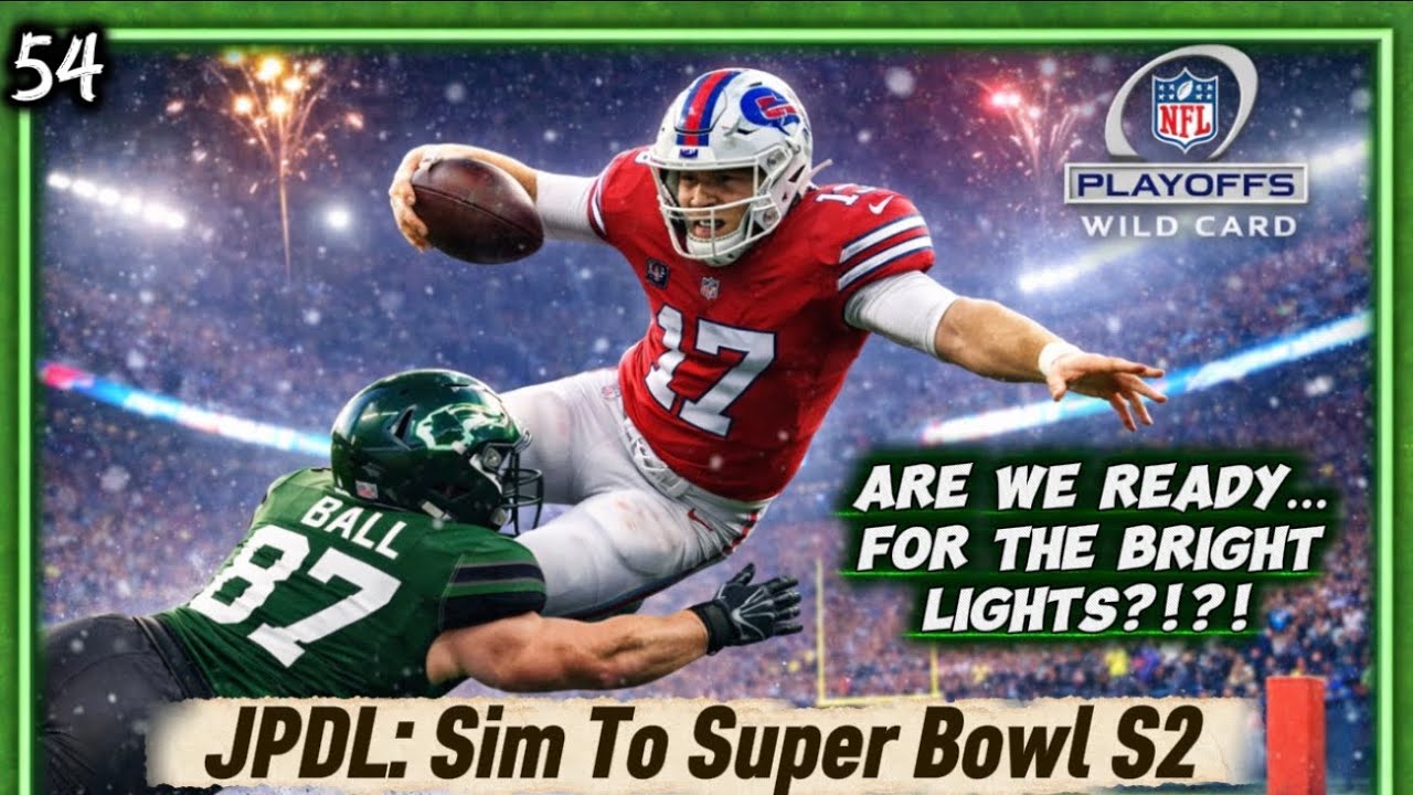 Плей-офф против Джоша Аллена?! Событие с веб-камерой!!! Симуляция JPDL Madden26 | Эпизод 54