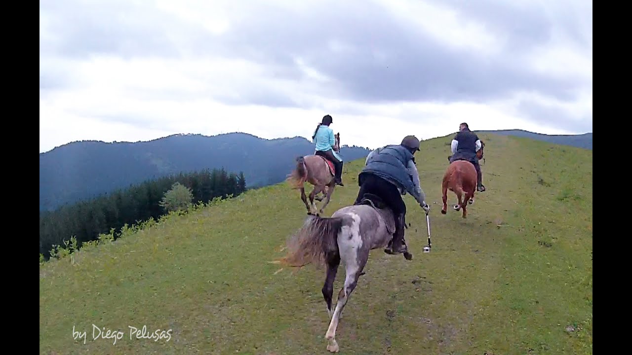 HORSE TRAIL RIDING to the Crazy Bear Cave. ASTAK 7500 PRO3