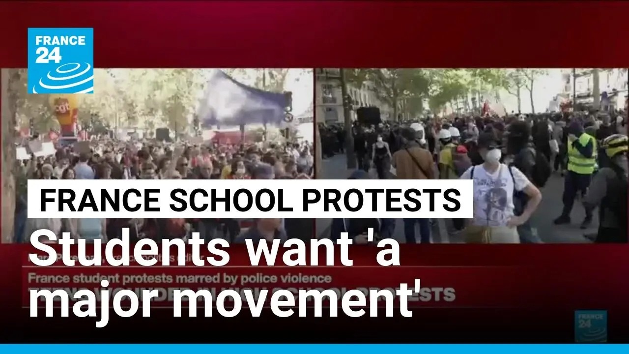 French students looking for protests 'to become a major movement' &bull; FRANCE 24 English
