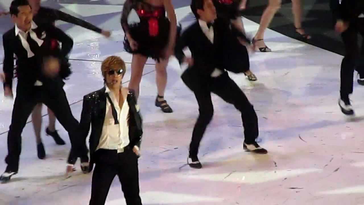 [HD Fancam] 111129 MAMA Singapore - Kim Hyun Joong - Lucky Guy