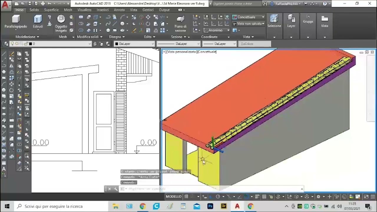 R10 -  Modellazione tridimensionale per una renderizzazione  -  parte 10 su 15
